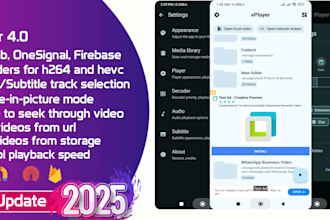 make all format video player pro app with online stream