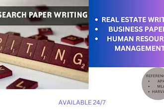 write business and real estate papers