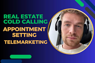 do USA real estate cold calling and set appointments
