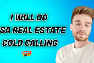 do USA real estate cold calling and set appointments