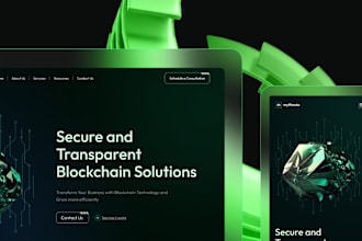 create crypto landing page website for new tokens