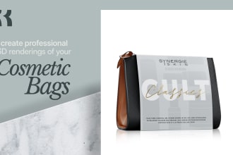 create 3d renderings of your cosmetic bags