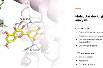 molecular docking and related bioinformatics tasks