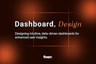 create engaging UI UX for dashboards web apps and admin panels