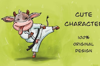 draw cute cartoon character