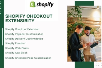 develop and customize shopify checkout page using checkout extensbility