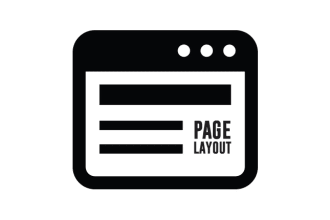 page layout to meet your needs
