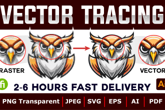 vector tracing,vectorize image,redraw,convert logo to vector