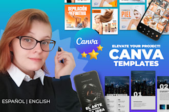 design editable canva templates for any kind of projects