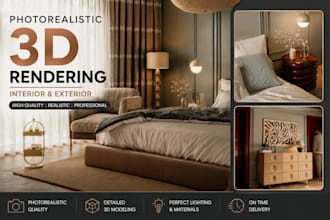 do photorealistic 3d rendering