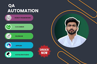 qa automation engineer with cypress, appium, selenium for andriod, web and IOS