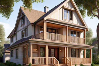 do exterior, interior sketchup and revit models and renders