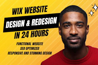 do wix website redesign and wix website design