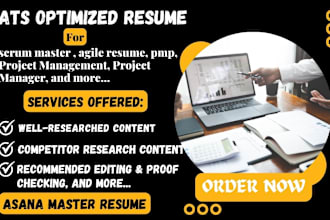 write scrum master resume, agile resume, pmp, resume design, scrum master