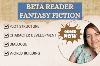 beta read critique your fantasy or science fiction novel