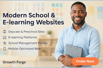 design school website daycare website school management preschool website