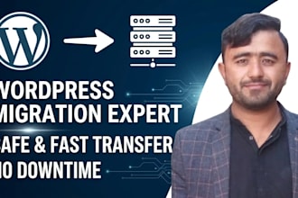 transfer, migrate wordpress website safely