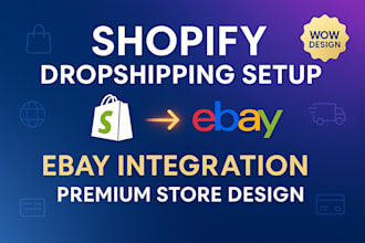 set up shopify store, dropshipping shopify store shopify to ebay integration