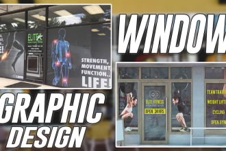 create eye catching shop front or storefront window graphics vinyl stickers