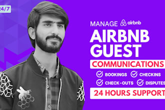 airbnb co host for listing management and guest  communication