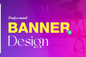 design modern website banners, sliders, hero images, and web ads