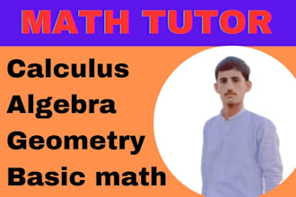 be online math tutor for algebra and calculus