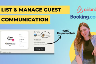 optimize listings and handle guest communication on airbnb booking com