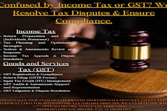 file gst returns and income tax returns for individuals, freelancer, firms