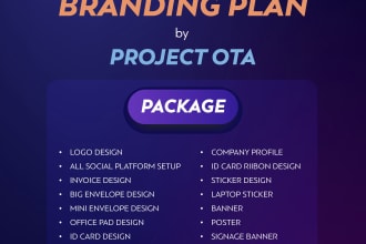do complete branding guide and setup for travel agency