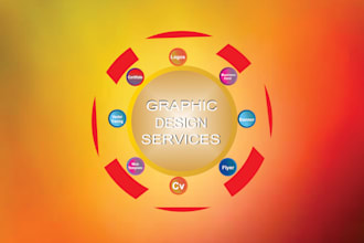 do graphic designing, logo, banner, flyer, broucher, vector artwork