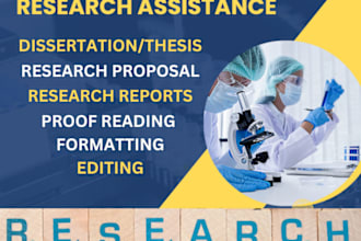 rephrase,proofread and format research dissertations and proposals of chemistry