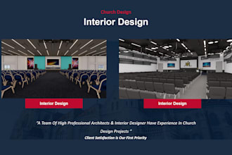 design and render your church interior