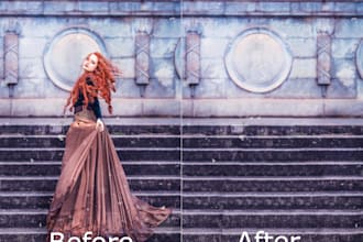 do your ugly photo to become beautiful by retouching