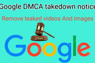 send dmca takedown notice to google leaked images