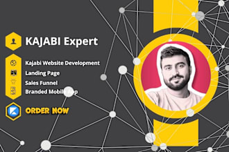 create your kajabi website and landing page