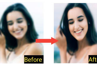 retouching, blurry photos, imege editing