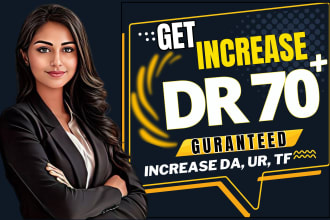 increase domain authority ahrefs dr by seo backlinks building for goolge ranking