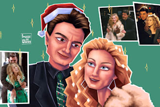 create cartoon portraits, family illustrations, couple art, or fan art