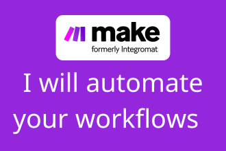 automate your processes using make com, integromat, and API