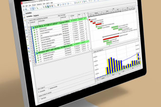 prepare a resource loaded CPM schedule with primavera p6 project management