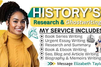write biography, history, american history, sociology, gaza, ebook ghostwriter