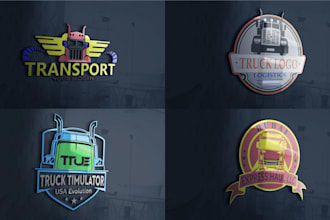 design professional logistics, cargo, freight and transport logo