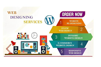 create a modern wordpress website and revamp