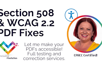 test and fix your PDF for accessibility