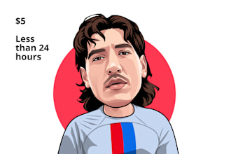 draw portrait cartoon caricature from your photo