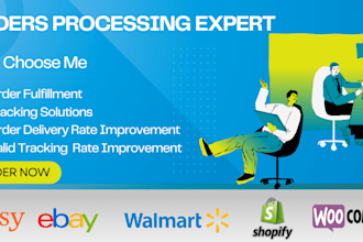 do order fulfillment on ebay, etsy, walmart, amazon, website