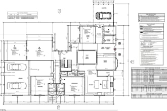 draft complete set of construction drawings for city permit