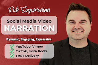 record an engaging human youtube video voice over