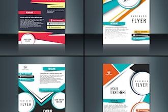 create promotional flyers and brochures for trade shows
