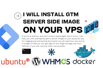 install gtm server side tagging image on your personal vps